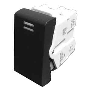 Modulo Llave Unipolar Conatel Linea Duomo Negro Contacto