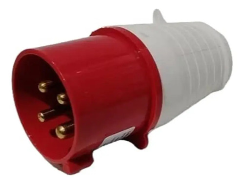 Ficha Industrial Macho 16 Amp 3 Polos + Terra Roja Sassin