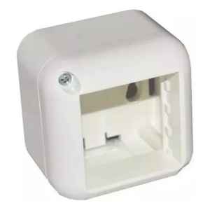 Caja 2 Modulo Color Blanco Presta Contacto Electricidad