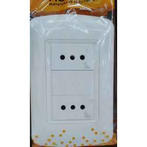 Plaqueta Atenea Con 2 Tomas Molveno Contactoelectricidad