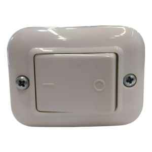 Llave Interruptor Bipolar Exterior Contacto Electricidad