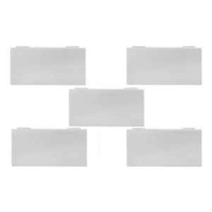 Tecla Ciega Reggio Color Blanco Pack Por 5 Unidades