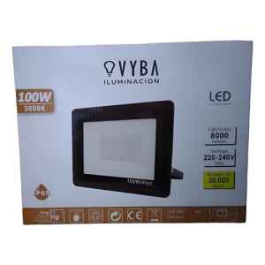 Foco Reflector Led Luz Calida 100w Vuba Contacto Colon