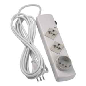 Zapatilla Alargue Múltiple Italy 1 Schuko + 2 Universales