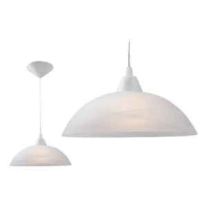 Colgante Plástico Con Campana De Vidrio