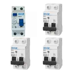 Pack 3 Llaves Térmicas Seltir + 1 Llave Diferencial