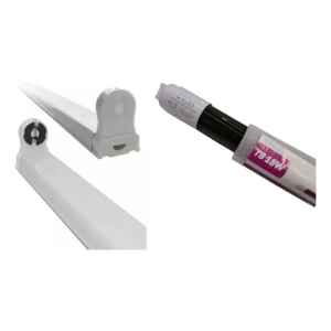 Tubo Led De Luz Negra T8 18w 120cm + Artefacto 120cm