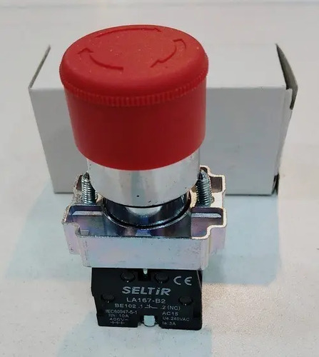 Pulsador De Emergencia Tipo Hongo Seltircontactoelectricidad - Imagen 2