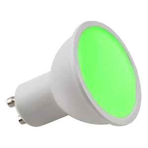 Lampara Led Gu10 Verde 4w Vyba Contacto Electricidad Colon