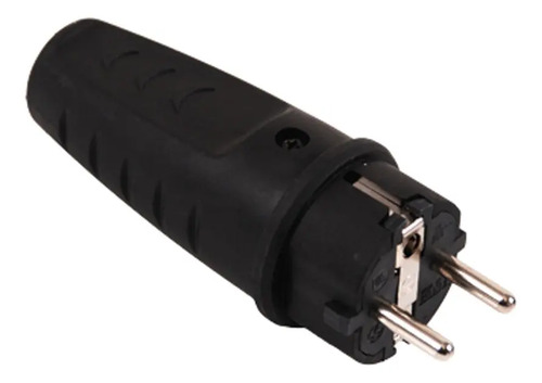 Ficha Macho Schucko De Goma Beta Contacto Electricidad