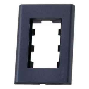 Plaqueta 3 Módulos Color Grafito Linea Duomo Conatel