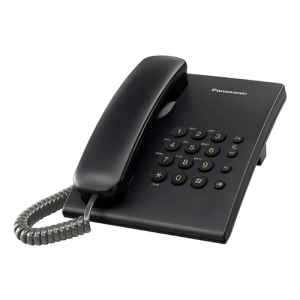Teléfono Panasonic De Mesa Kx-ts500 Fijo - Color Negro