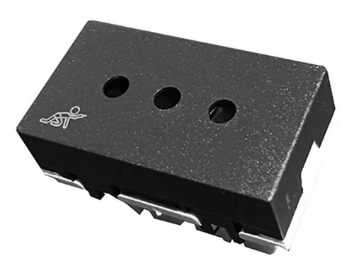 Modulo Toma Modular 3 En Linea Conatel Linea Duomo Negro