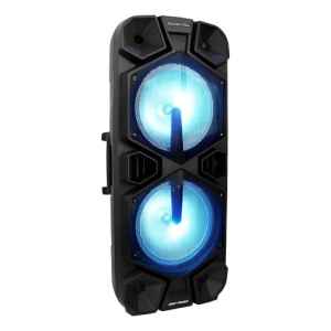 Parlante Punktal Pk-35bat 18000w Pmpo 2 Woofer C/ Microfono