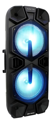 Parlante Punktal Pk-35bat 18000w Pmpo 2 Woofer C/ Microfono