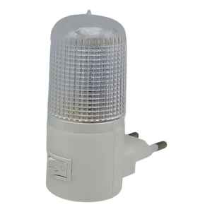 Luz Nocturna Led Lámpara De Enchufe Con Interruptor