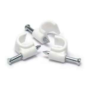 Pack 4 Paquete De 100 Grampas Redondas De Plástico N°9