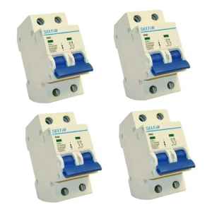 Pack 4 Llaves Térmicas Seltir 6k Contacto Electricidad