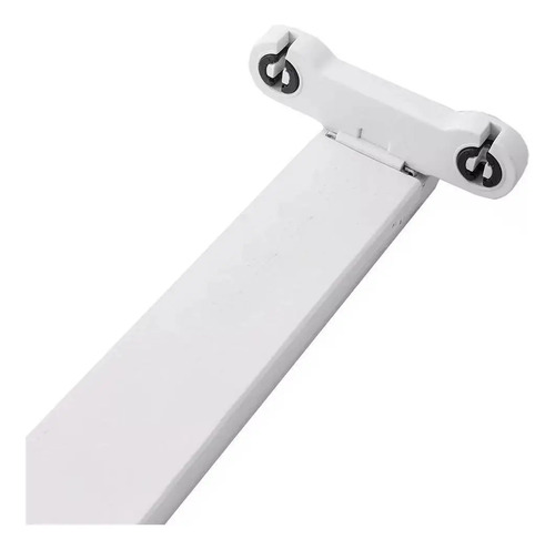 Artefacto Plafón Listón Doble 60cm + 2 Tubo De Luz Led 9w - Imagen 2