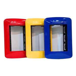 Plaqueta Reggio Varios Colores (packx4) Contactoelectricidad