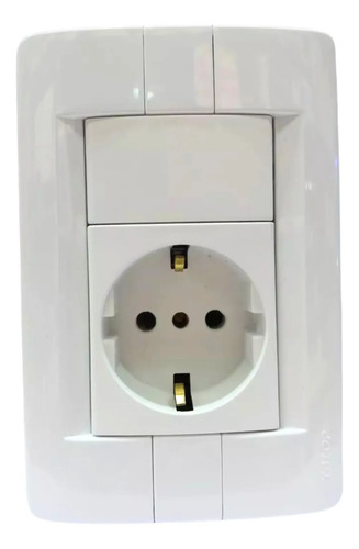 Plaqueta Kalop Con Mod Schuko/ Contacto Electricidad /colón