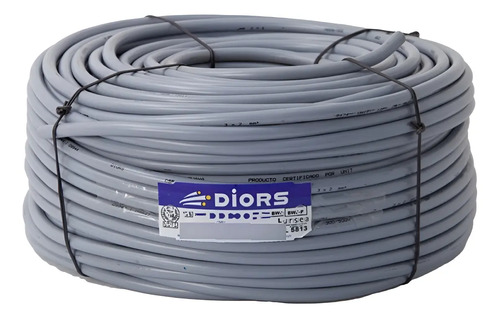 Rollo X 30mts Cable Superplástico Gris 3x6mm Contacto Colon
