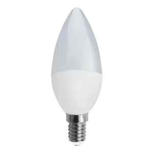 Lampara Vela E14 Led 5 Watts Contacto Electricidad Colon