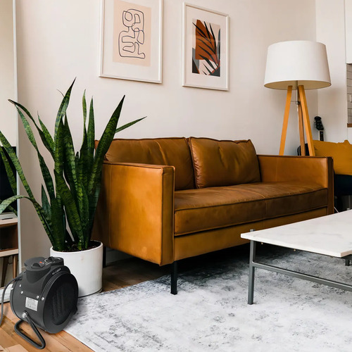 Calefactor Radiador Punktal Pk-2600 Cf 2000w Negro Con Ventilación - Imagen 8