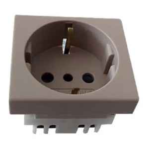 Modulo Toma Schuko Ave Contacto Electricidad Colon