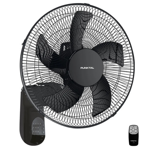 Ventilador De Pared Punktal Pk-422 Negro Con 5 Aspas, 40 cm - Imagen 2