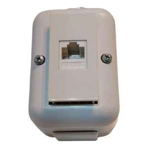 Caja Reggio Con Toma Rj45 Contacto Electricidad Colon