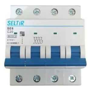 Térmica Seltir 4 Polos 6k Tetrapolar 20 Amp Contacto
