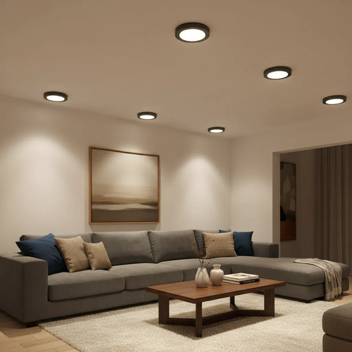 Spot Embutido Led Redondo 12w Contacto Electricidad - Imagen 2